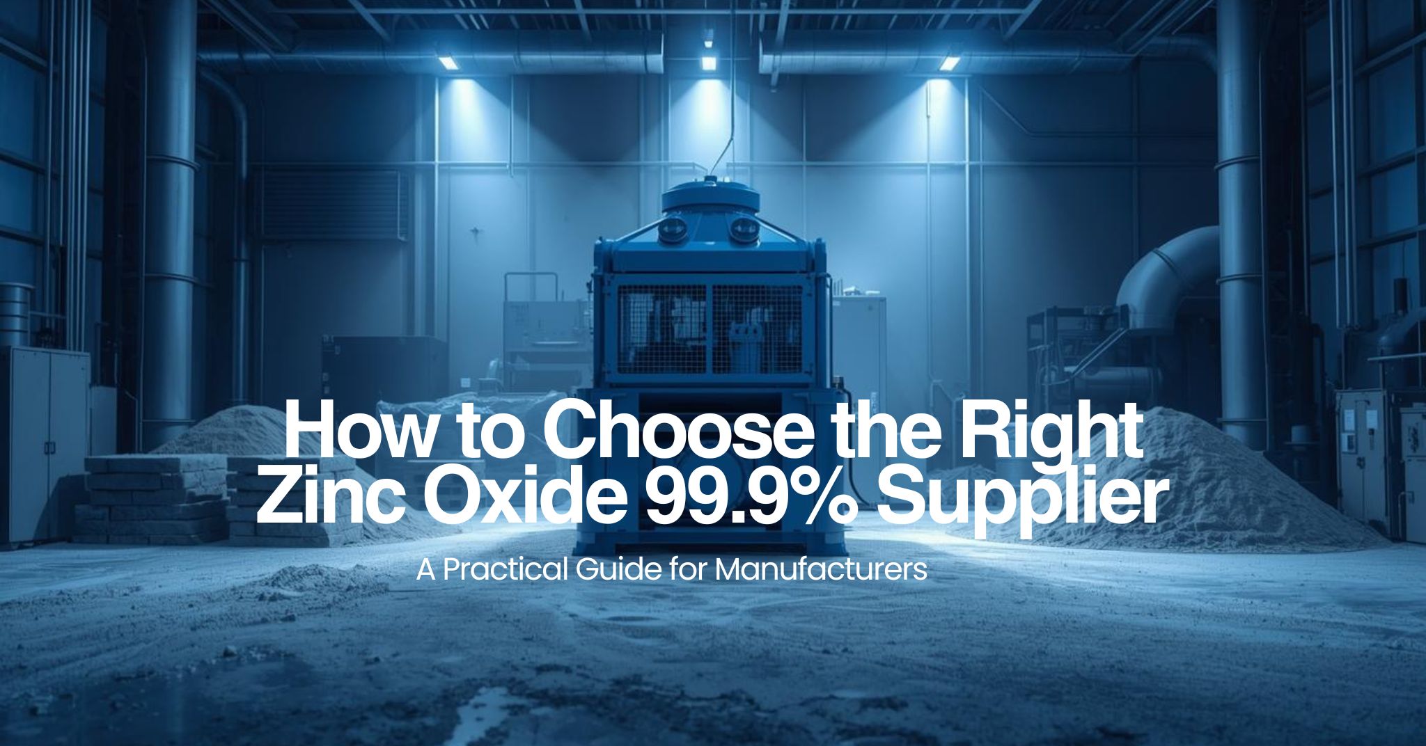 How to Choose the Right Zinc Oxide 99.9% Supplier – A Practical Guide for Manufacturers