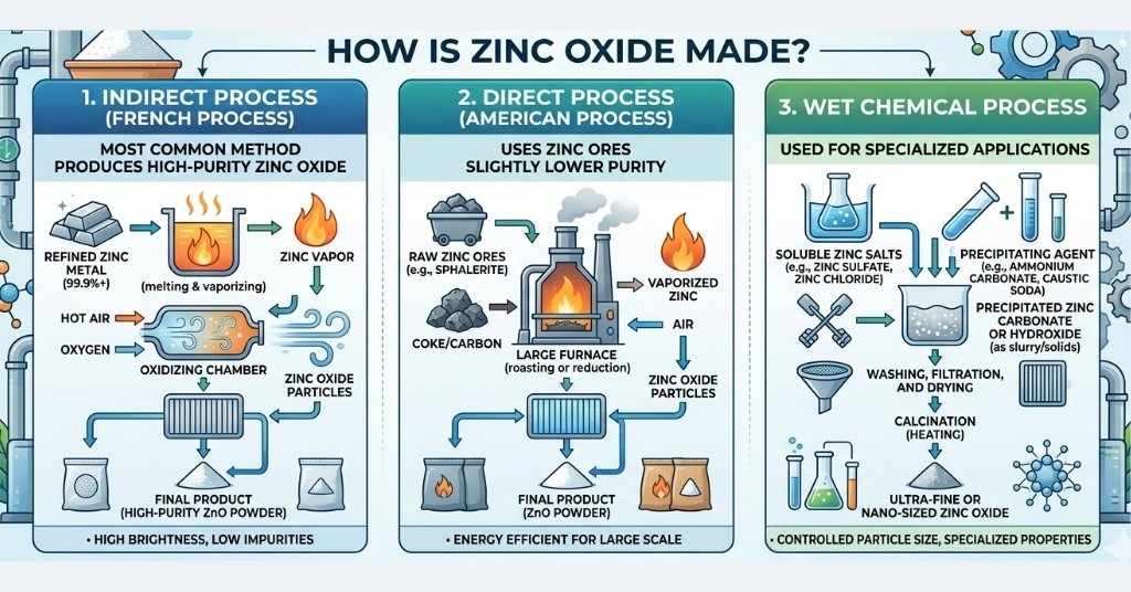 How is Zinc Oxide Made
