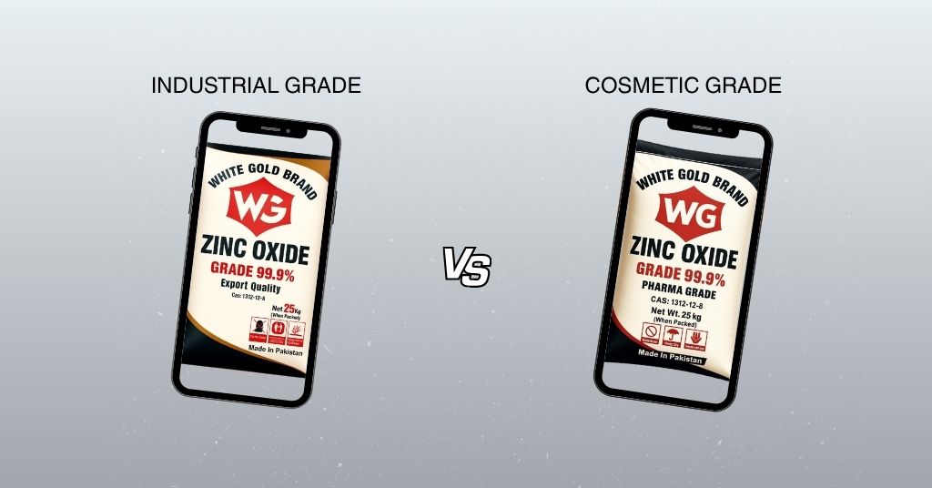 Industrial Grade vs Cosmetic Grade Zinc Oxide